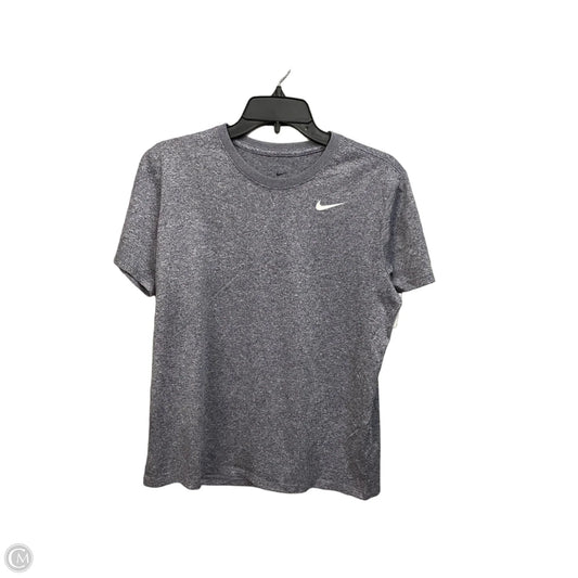 Athletic Top Short Sleeve By Nike Apparel In Blue, Size: M