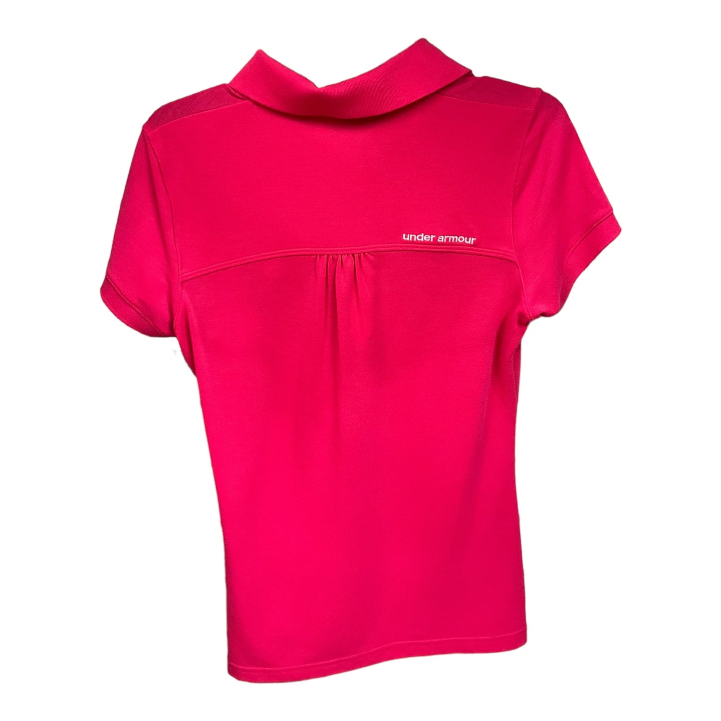 Pink Athletic Top Short Sleeve Under Armour, Size M