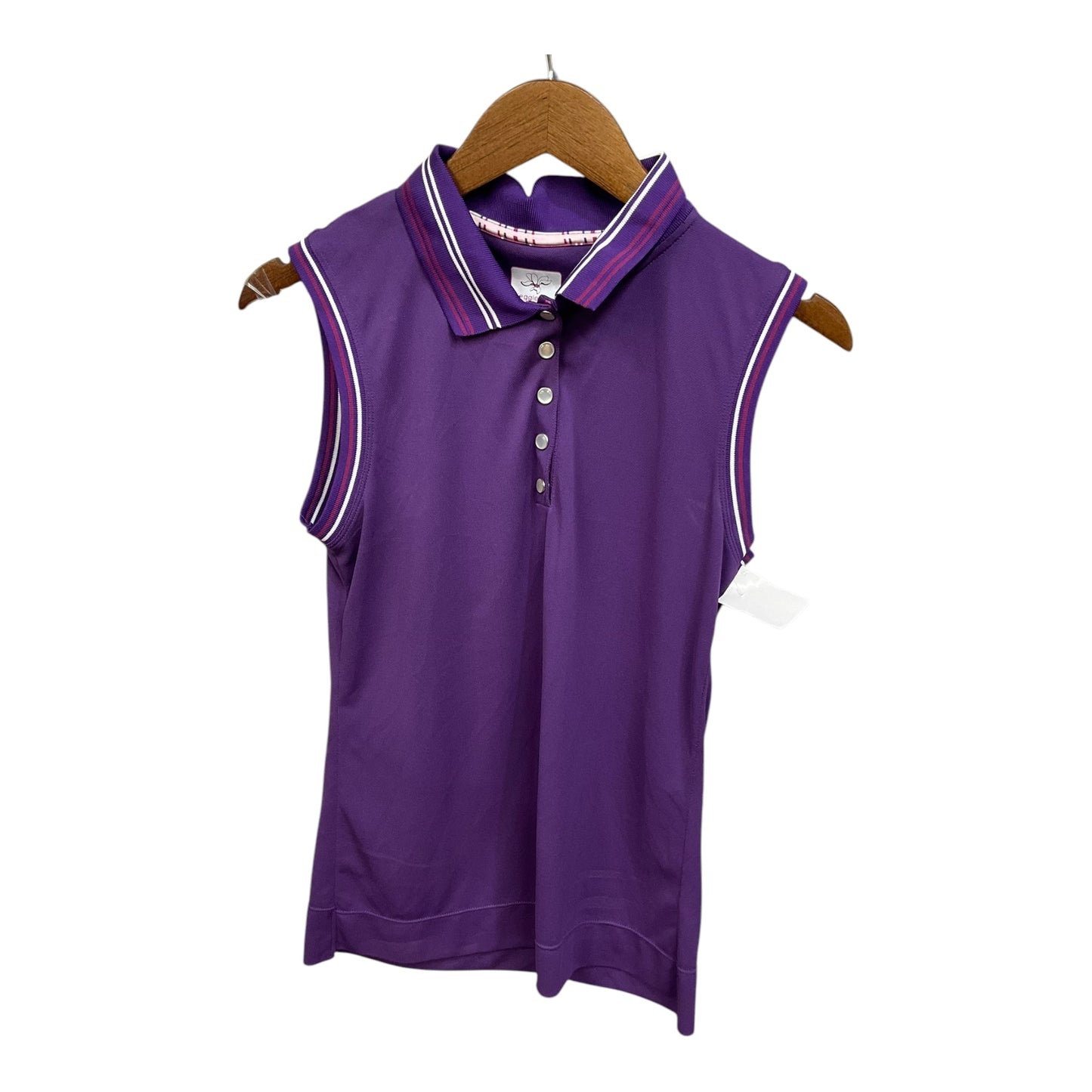 Athletic Top Short Sleeve By Clothes Mentor In Purple, Size: L