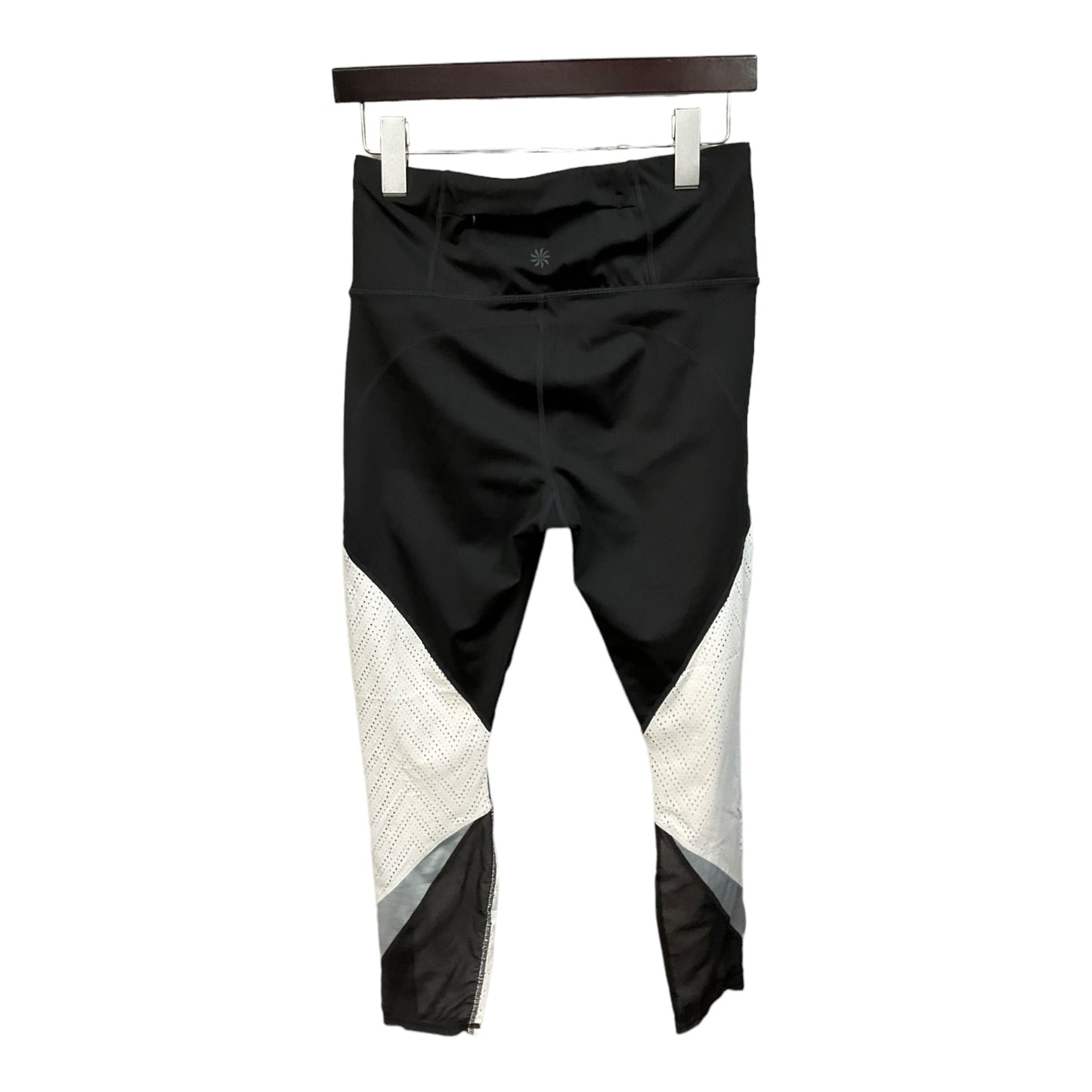 Athletic Leggings By Athleta In Black & White, Size: M