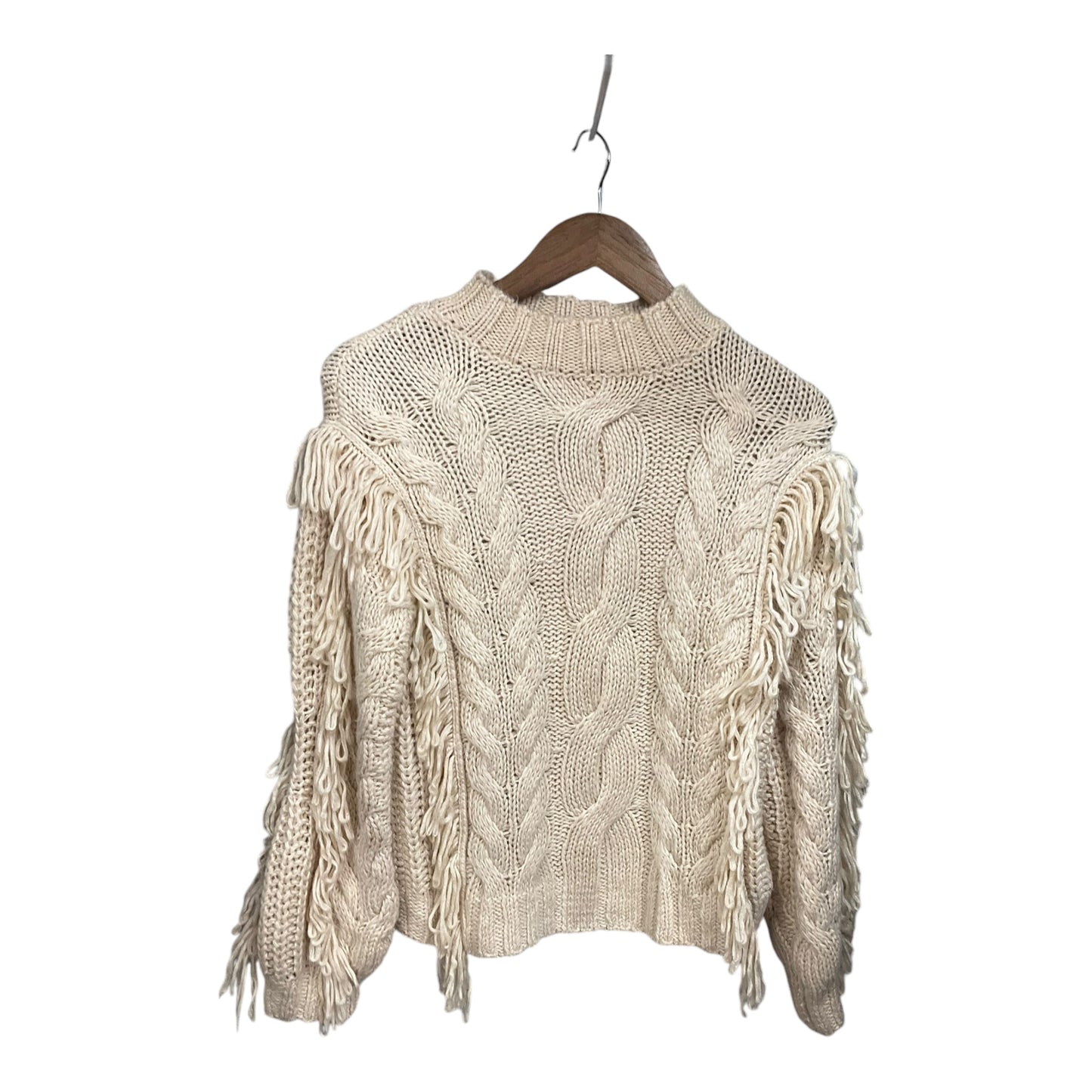 Sweater By 525 In Cream, Size: S