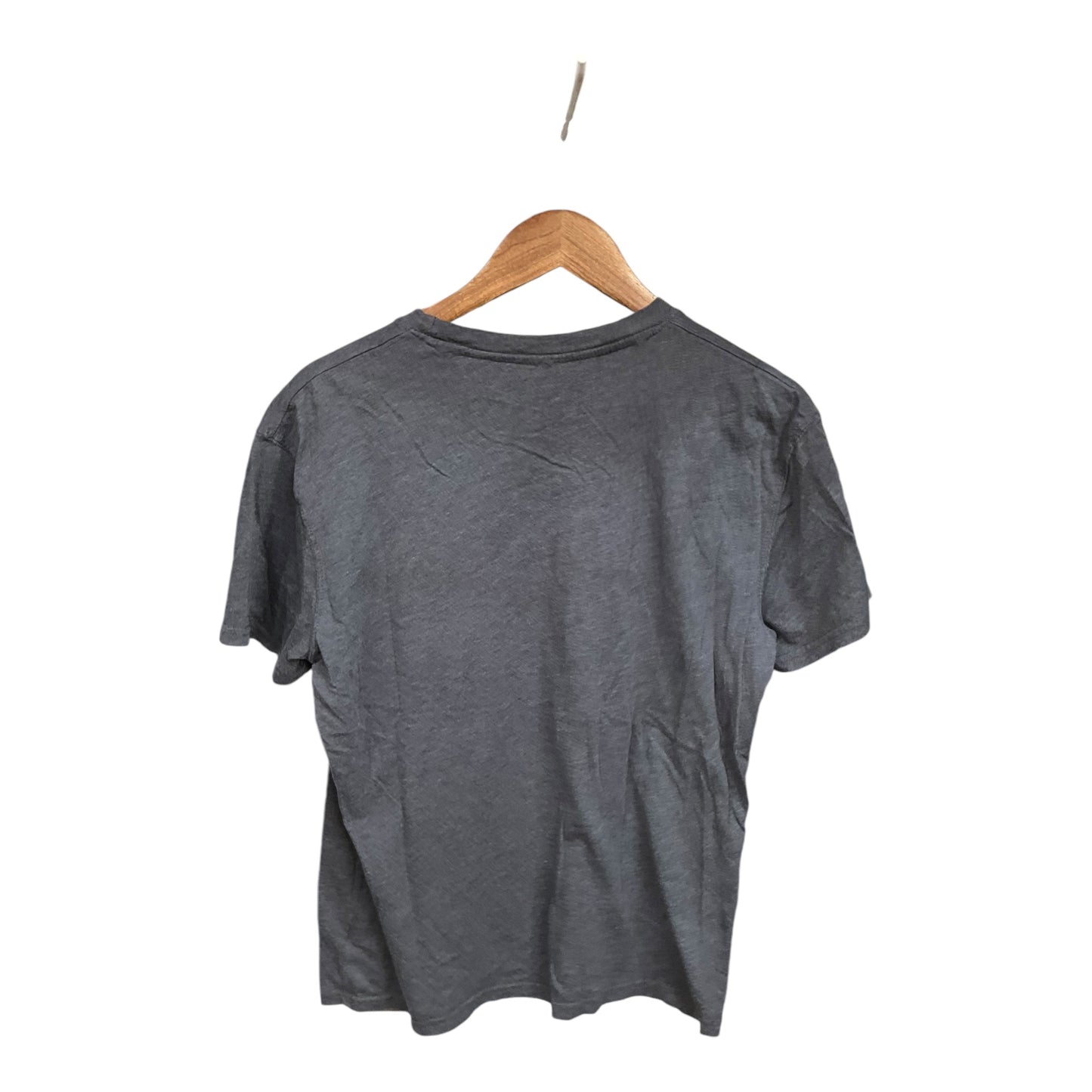 Top Short Sleeve Basic By Clothes Mentor In Grey, Size: M