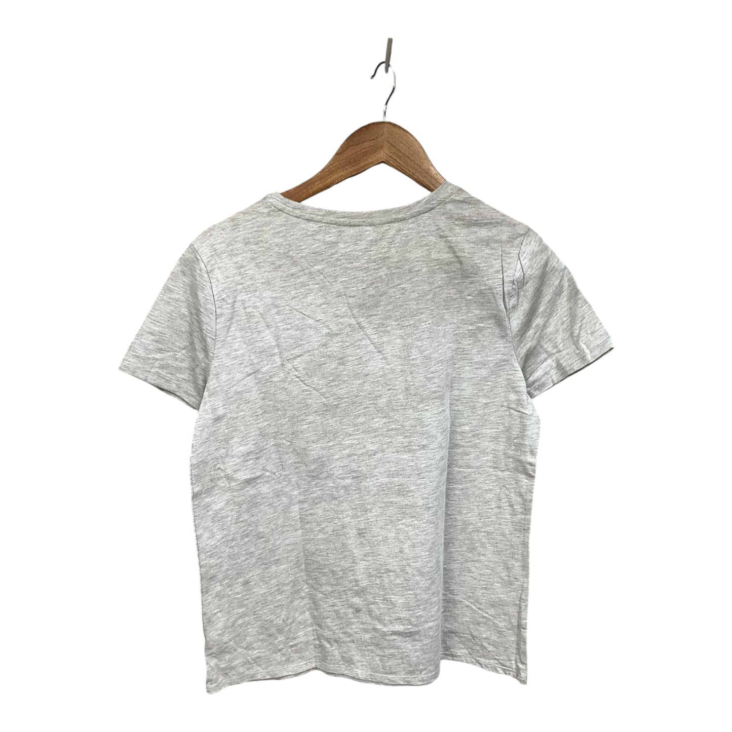 Top Short Sleeve Basic By Nine West Apparel In Grey, Size: M