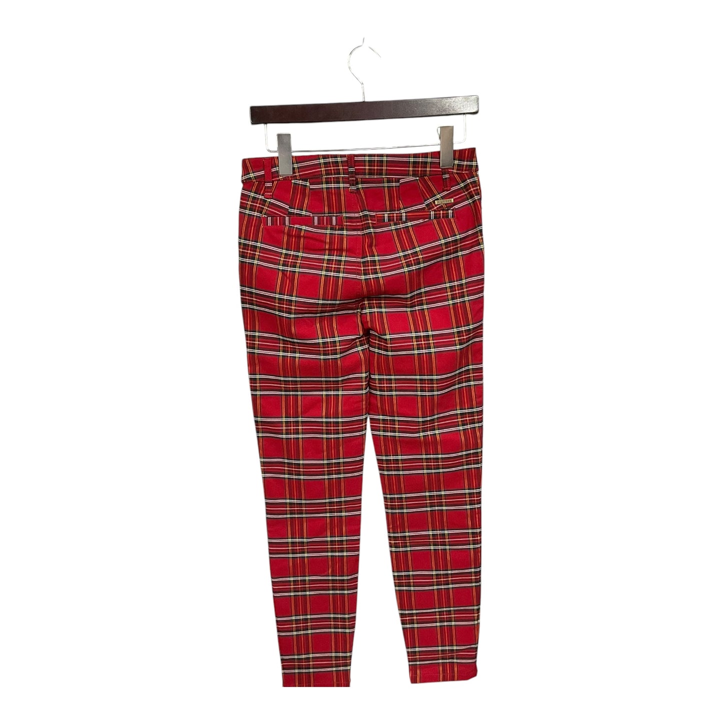 Jeans Skinny By Tommy Hilfiger In Plaid Pattern, Size: 4