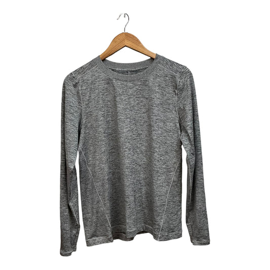 Athletic Top Long Sleeve Crewneck By Clothes Mentor In Grey, Size: Xl