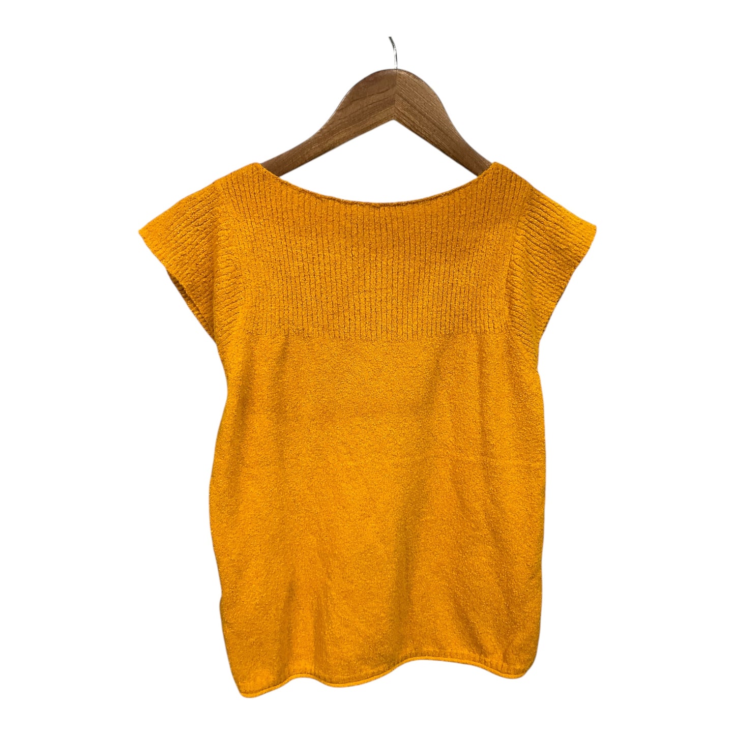 Top Short Sleeve By Madewell In Orange, Size: S