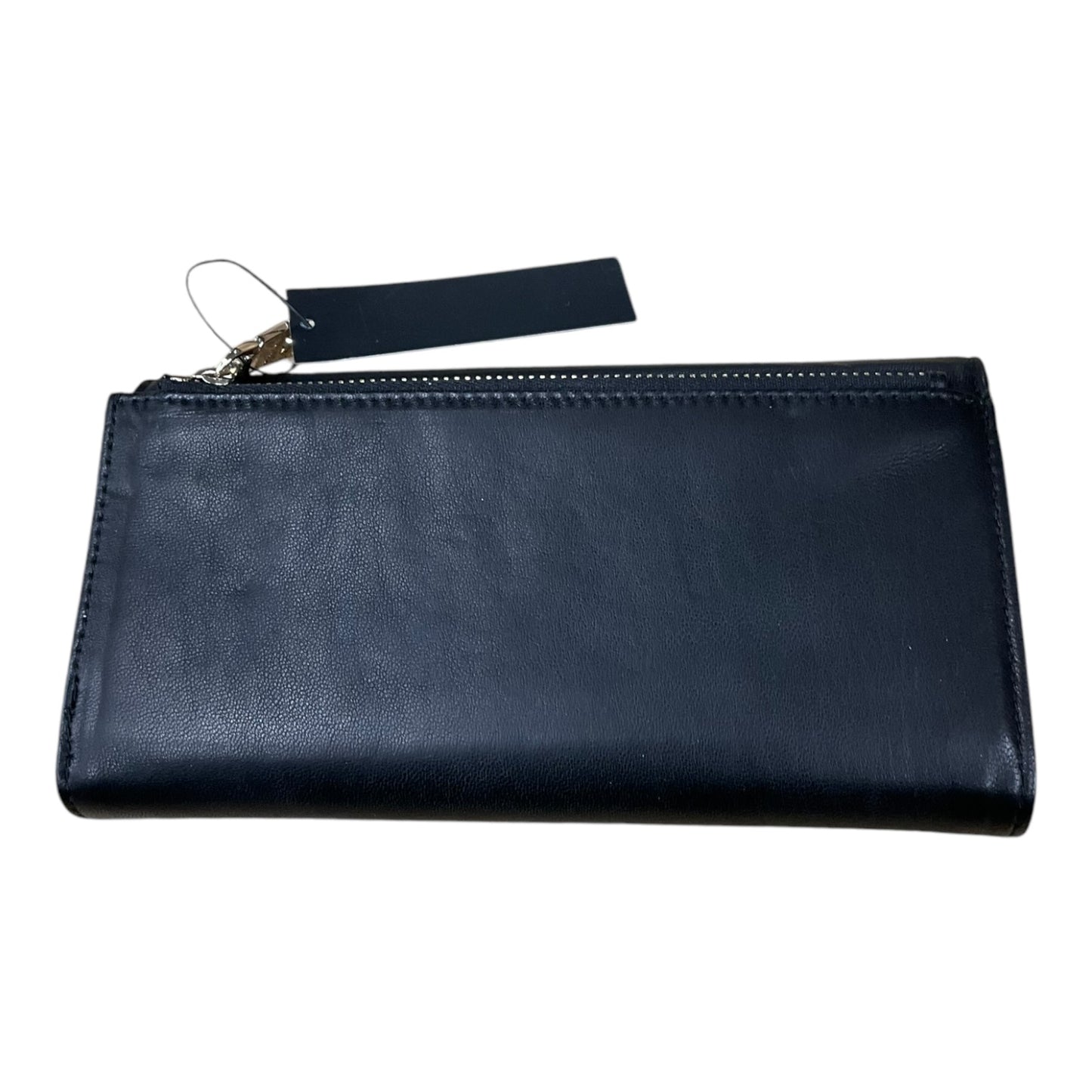 Wallet Leather By Dkny, Size: Large