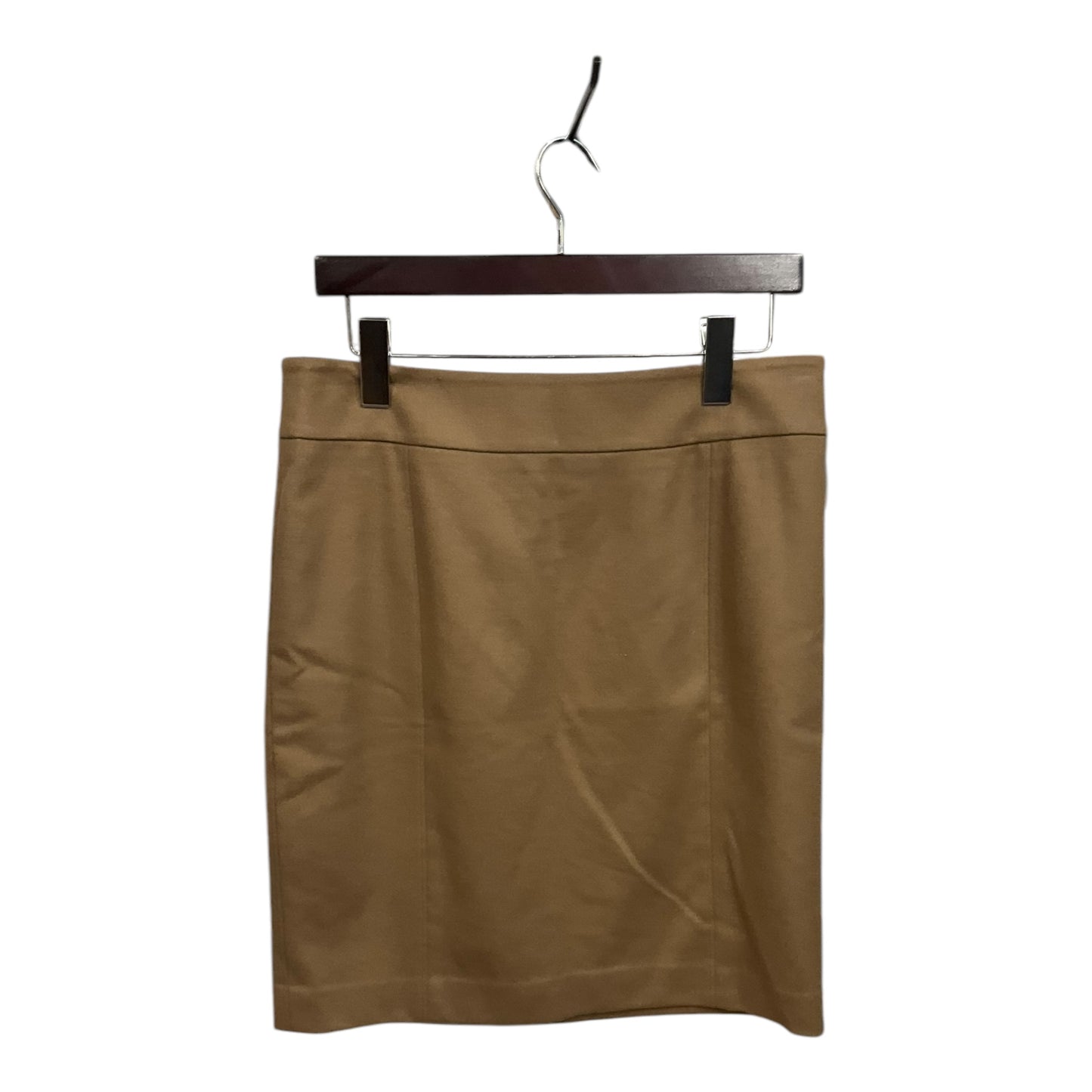 Skirt Midi By Ann Taylor In Tan, Size: M