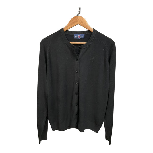 Sweater Cardigan Cashmere By Polo Ralph Lauren In Black, Size: Xl