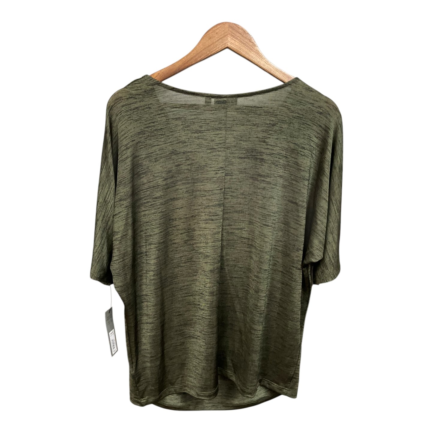 Top Short Sleeve By Apt 9 In Green, Size: Xl