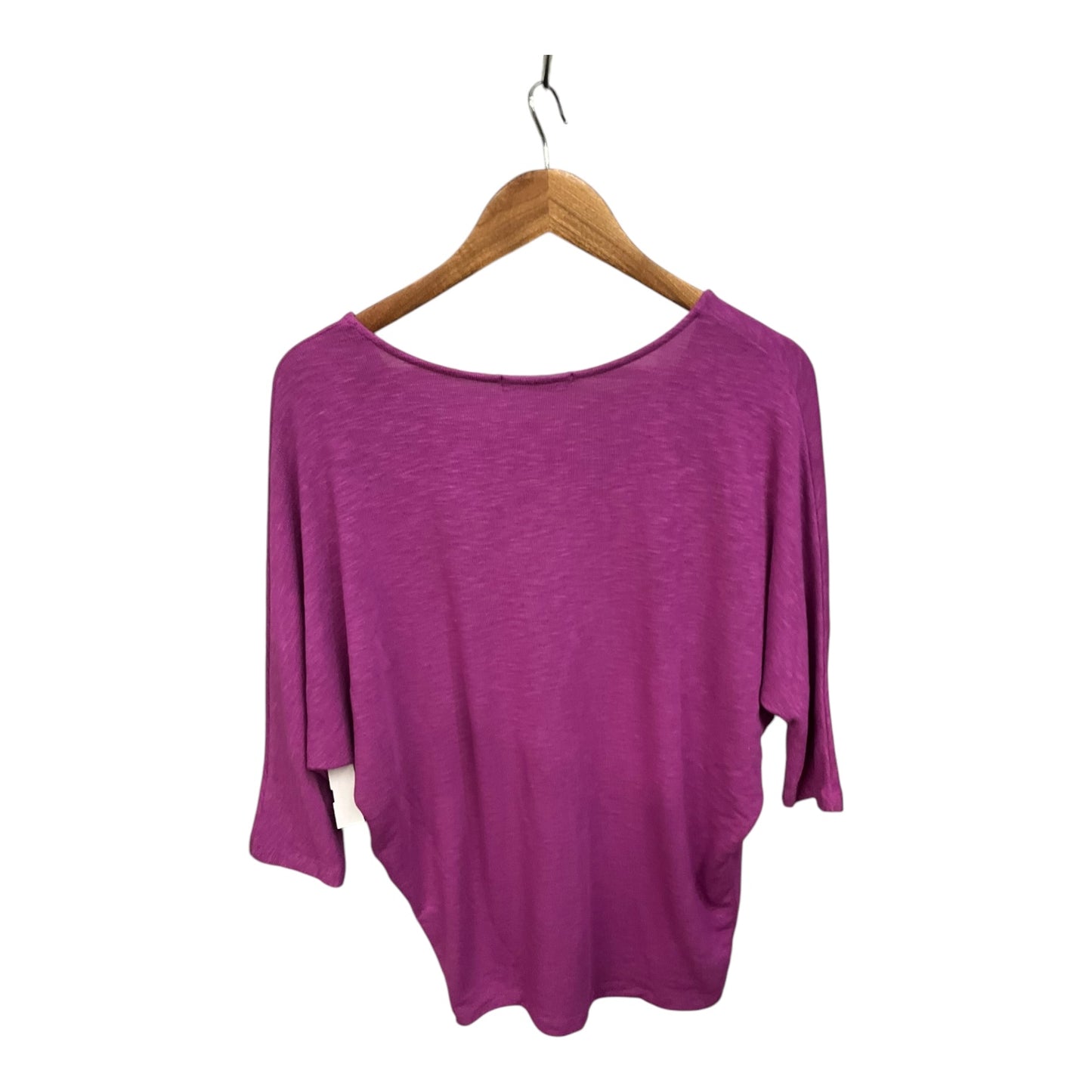 Top Short Sleeve By Cme In Purple, Size: S