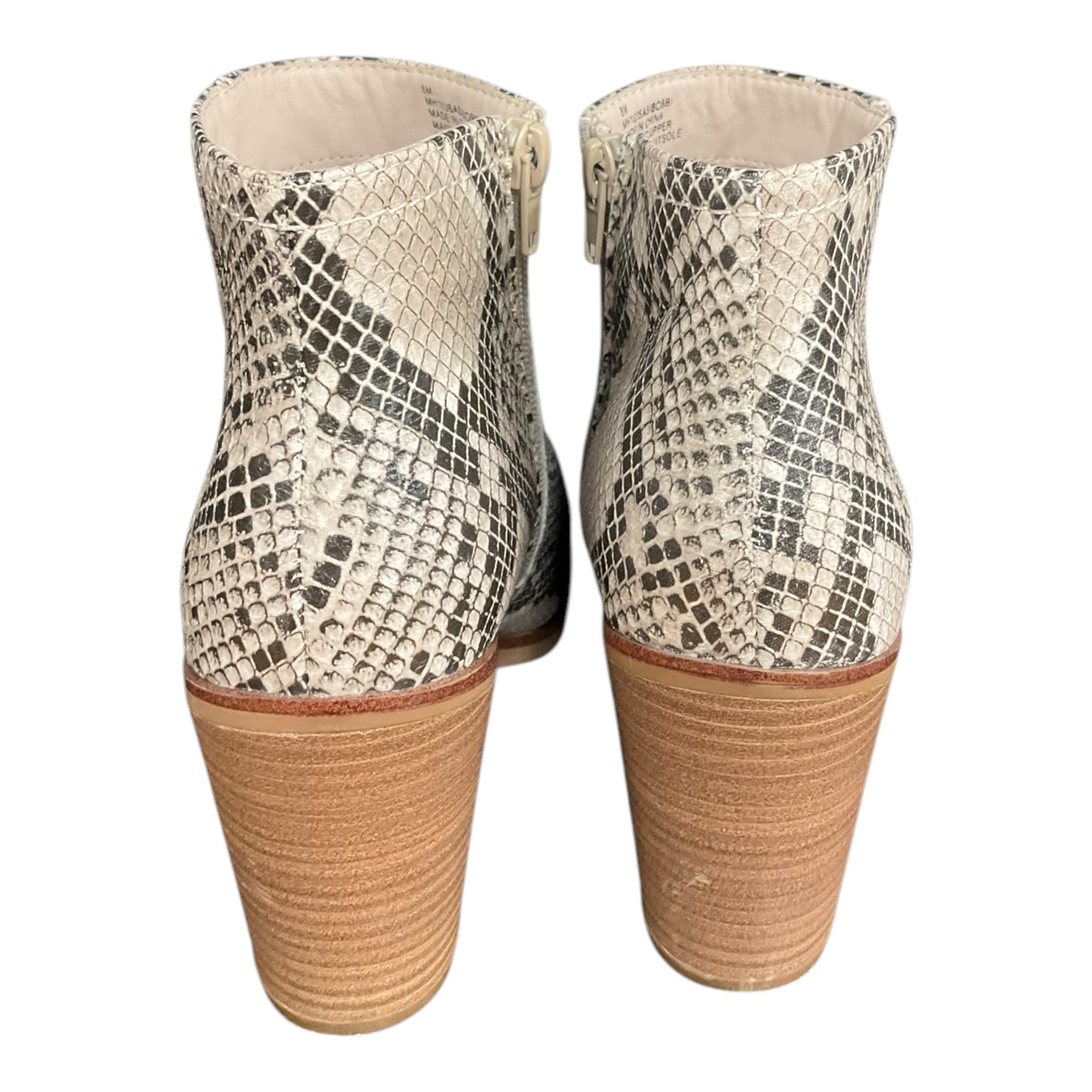 Boots Ankle Heels By Altard State In Animal Print, Size: 8