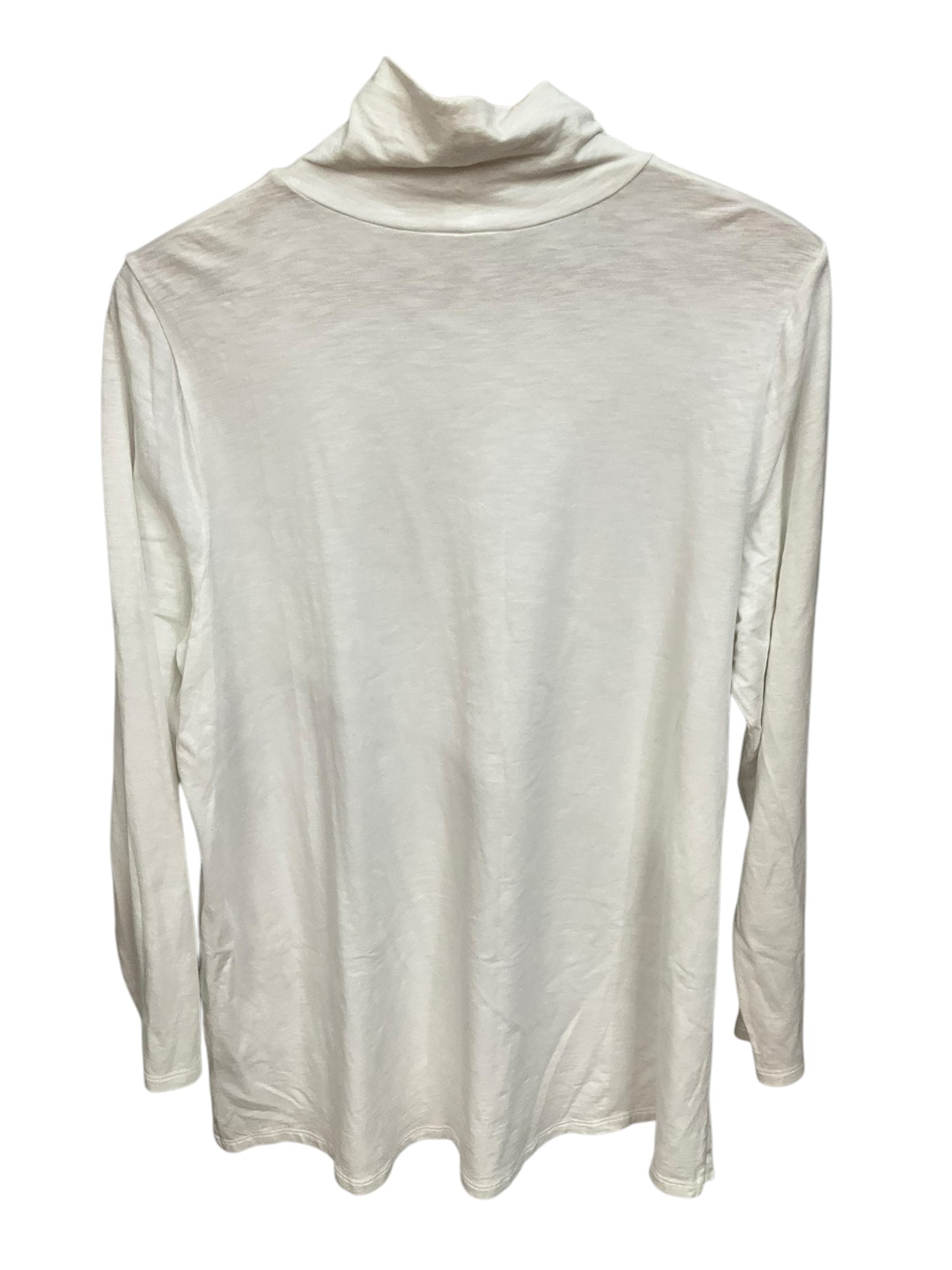 Top Long Sleeve By J. Jill In White, Size: L