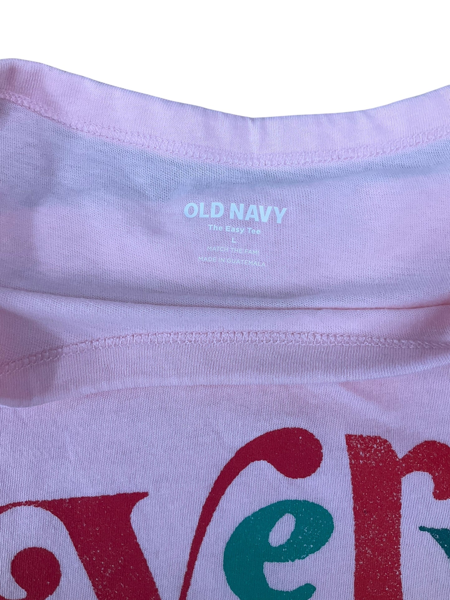 Top Short Sleeve By Old Navy In Pink, Size: L