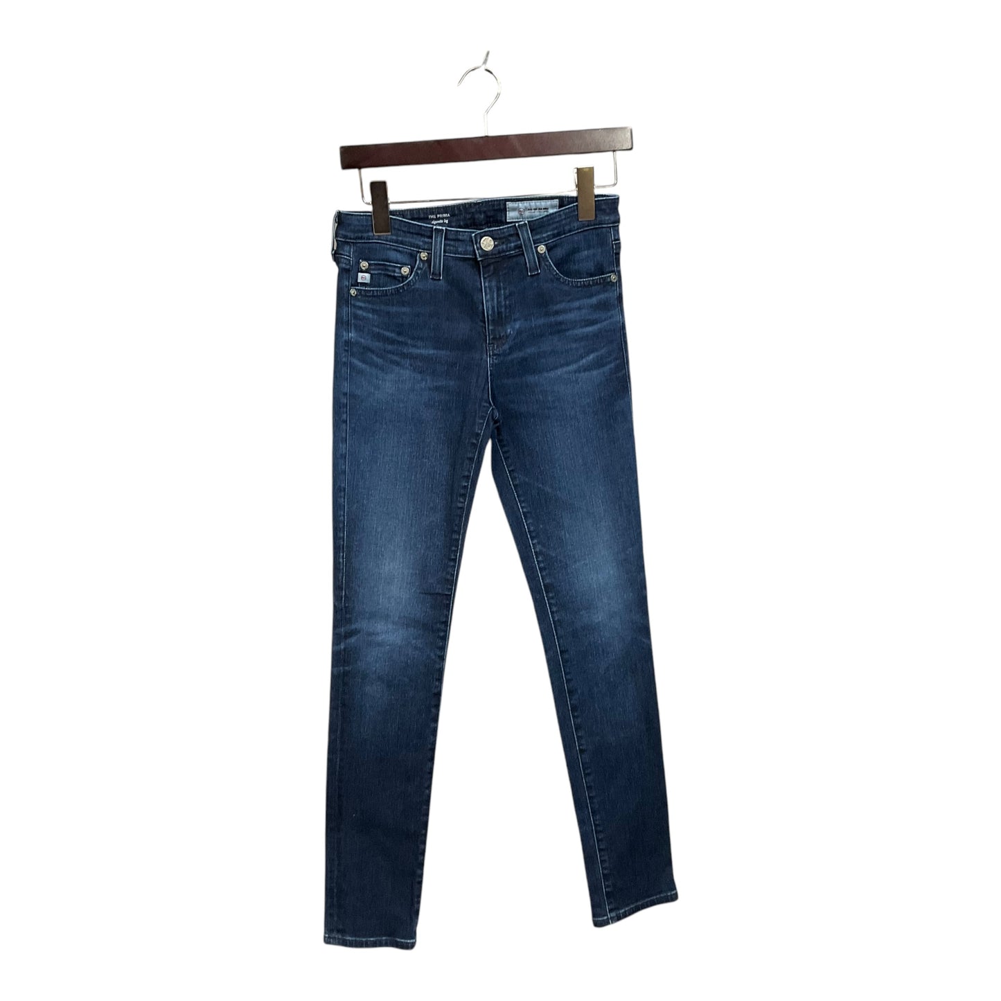 Jeans Skinny By Adriano Goldschmied In Blue Denim, Size: 2