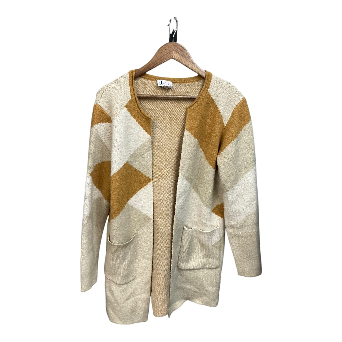 Cardigan By Clothes Mentor In Tan, Size: Xs