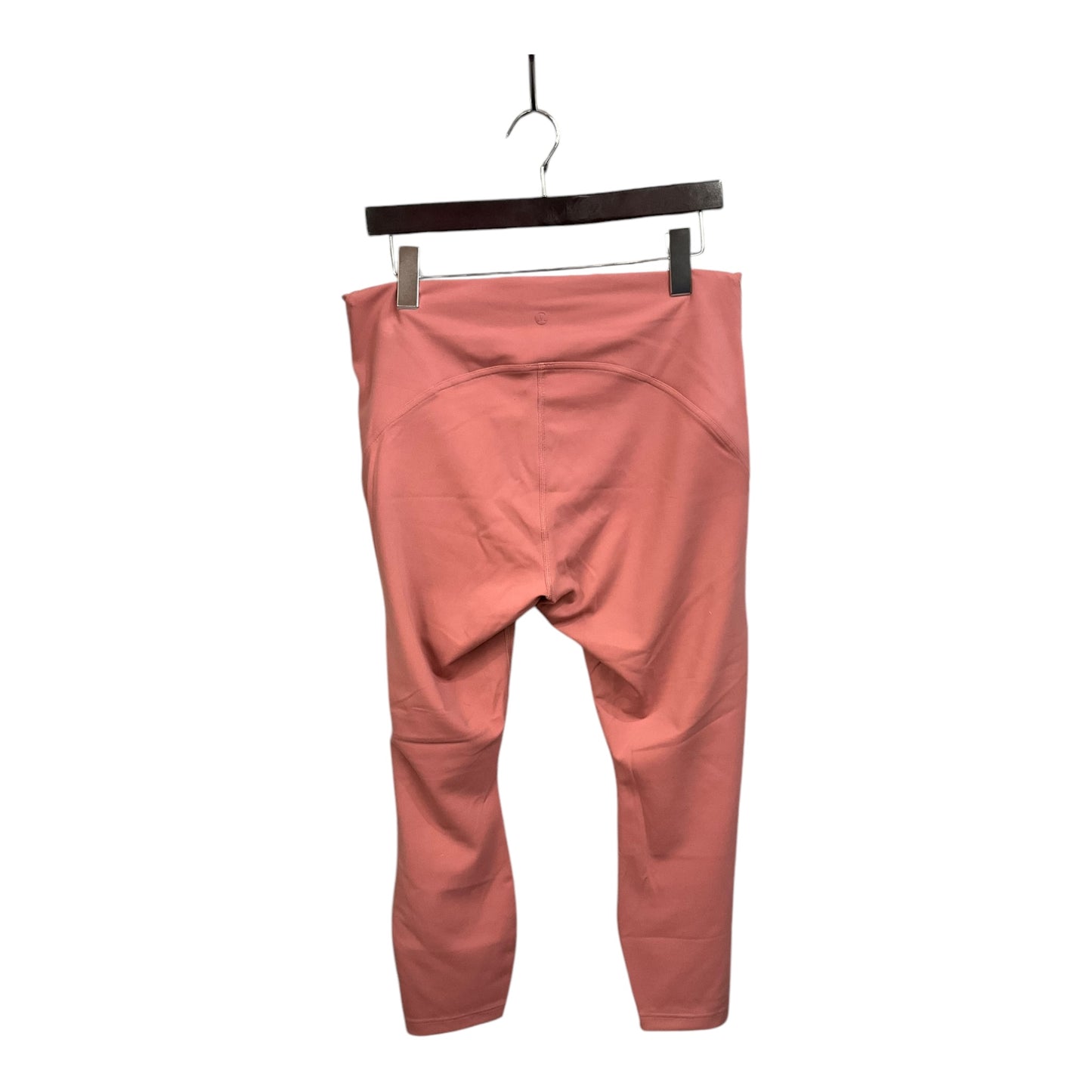 Athletic Capris By Lululemon In Pink, Size: L