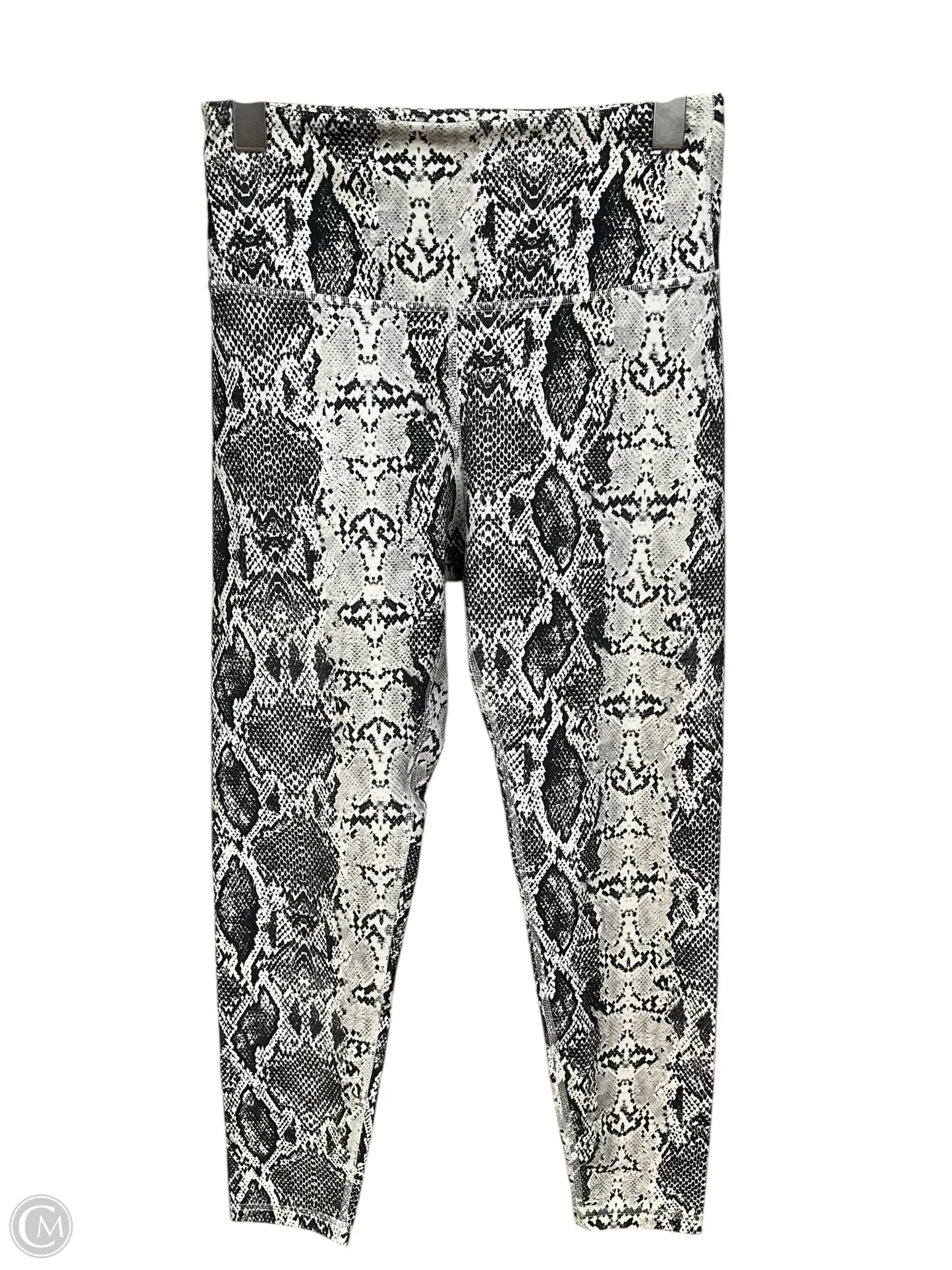 Athletic Leggings By Balance Collection In Snakeskin Print, Size: M