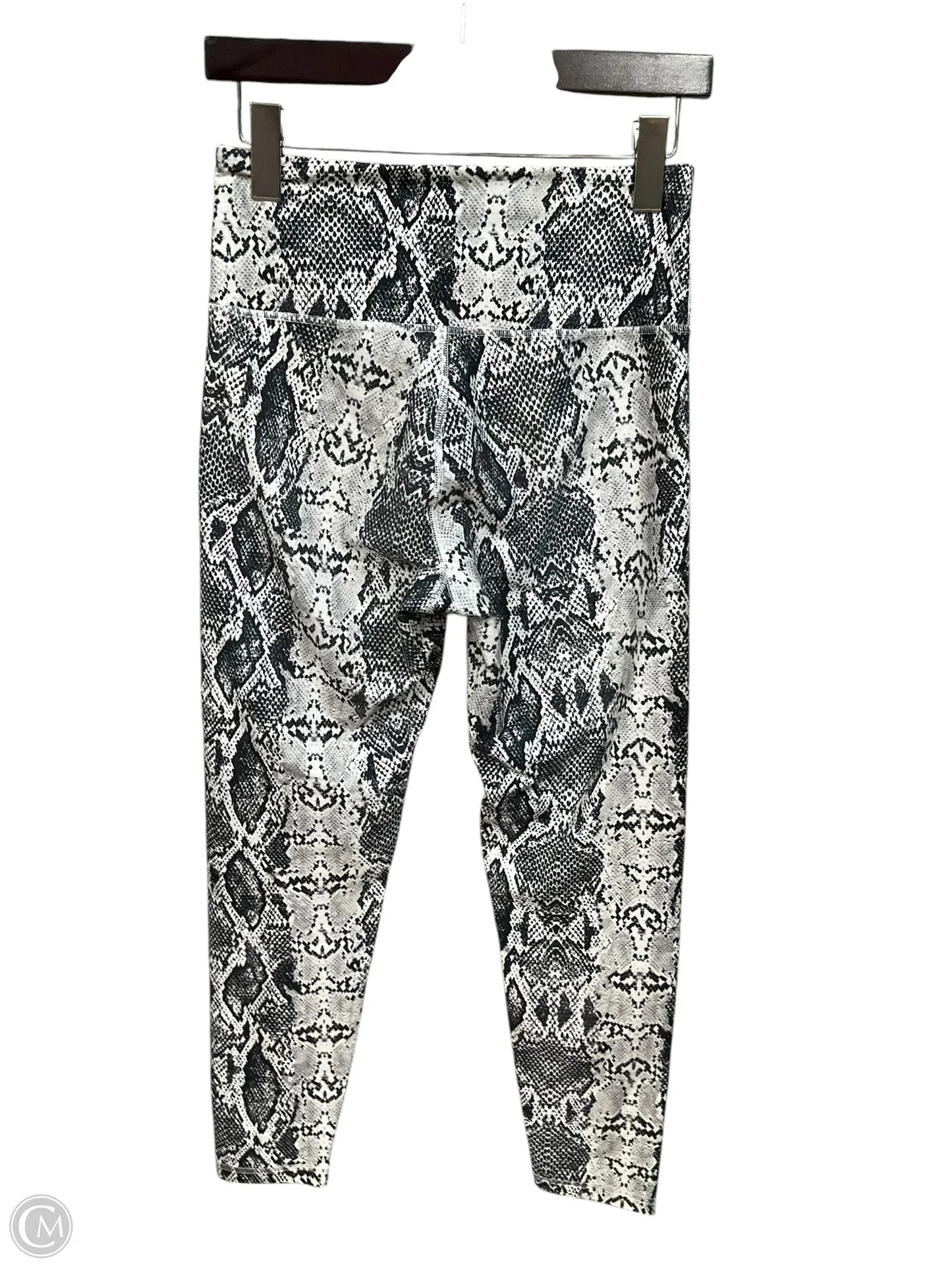 Athletic Leggings By Balance Collection In Snakeskin Print, Size: M