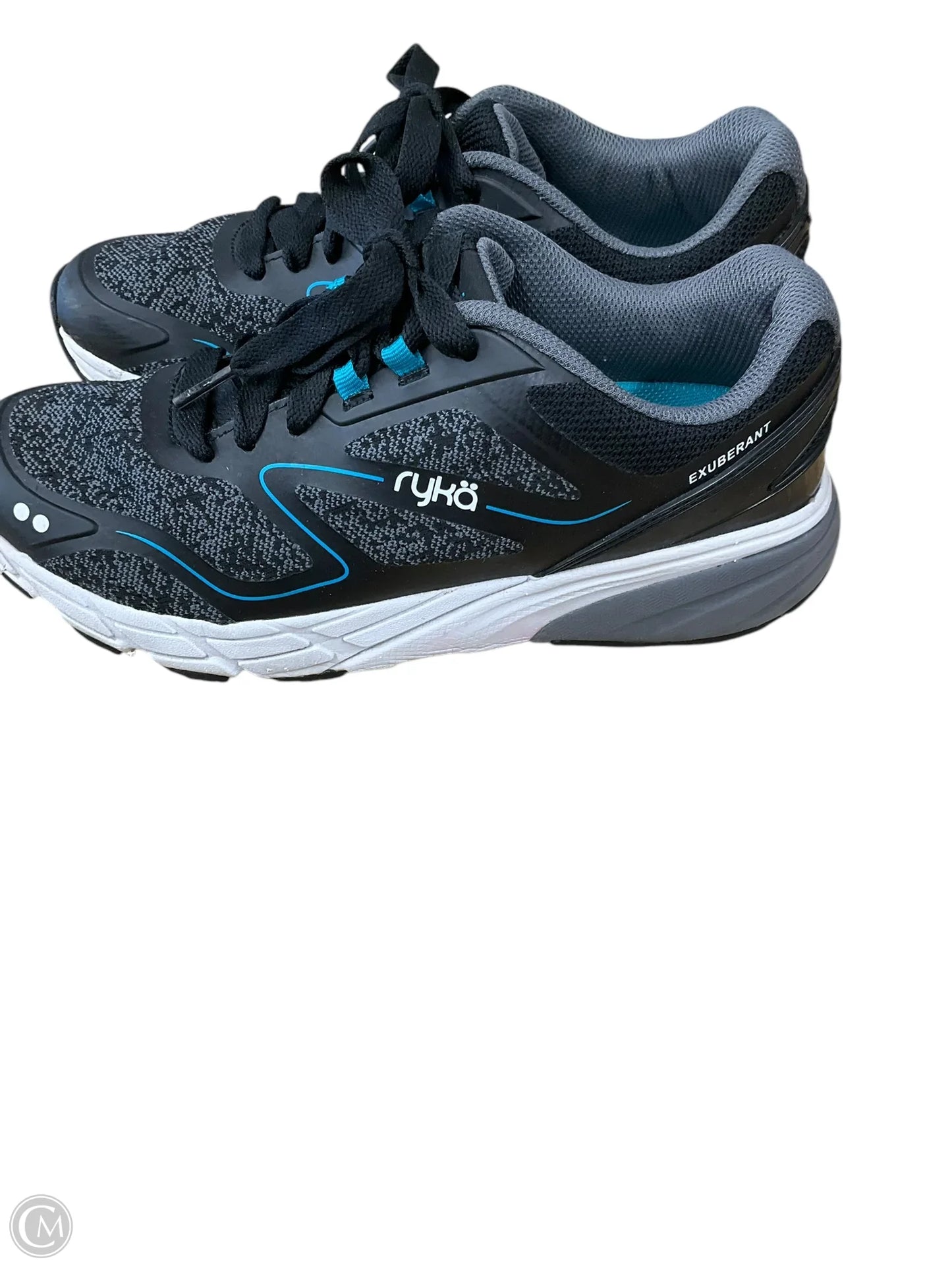 Shoes Athletic By Ryka In Black & Blue, Size: 8.5