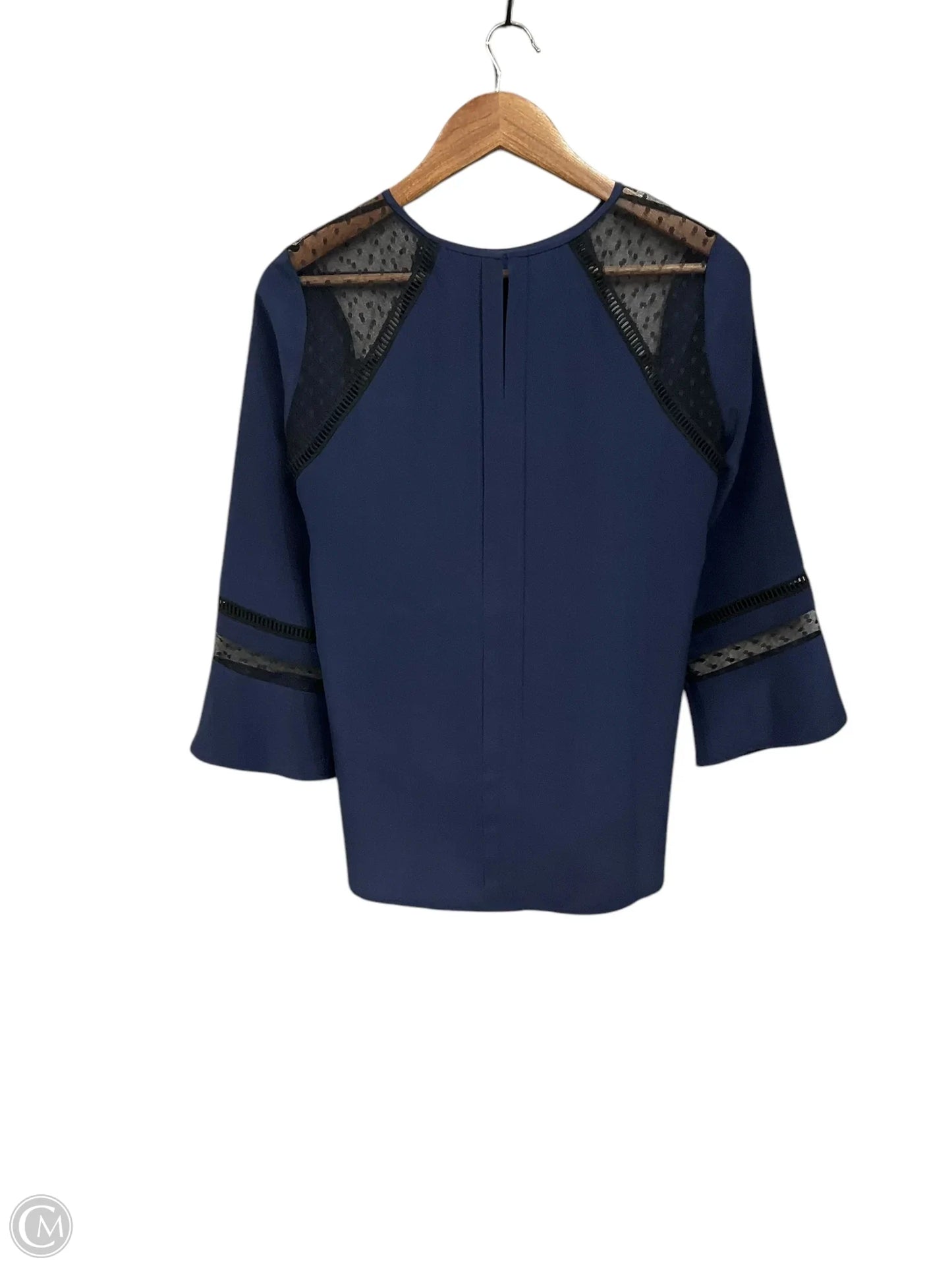 Blouse Long Sleeve By J. Crew In Blue, Size: S