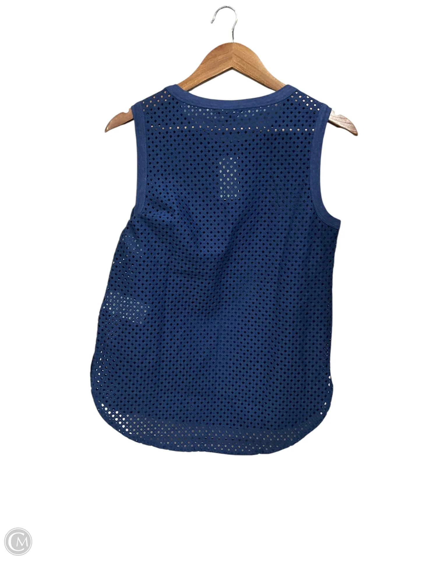 Top Sleeveless By Banana Republic In Navy, Size: S