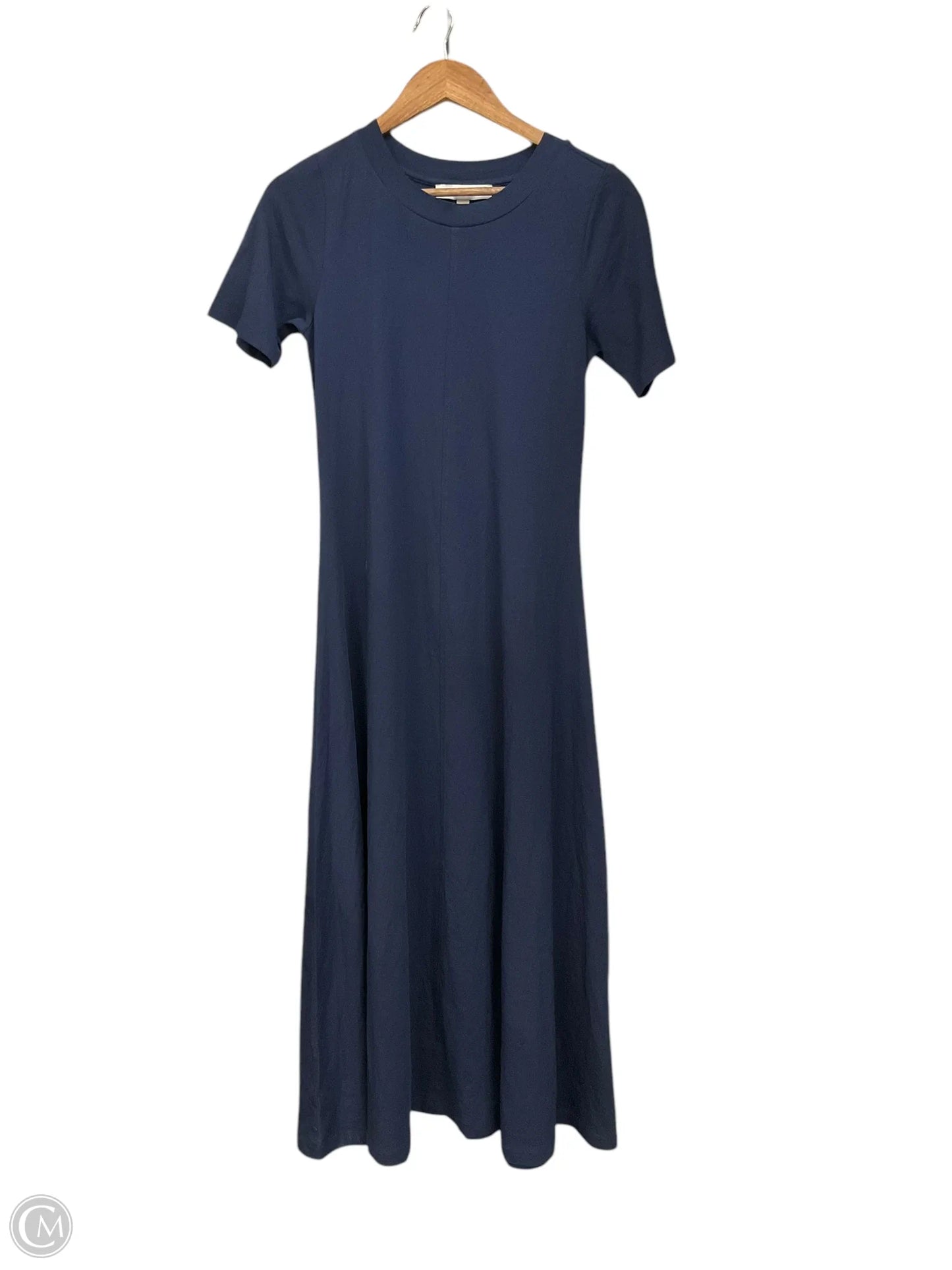 Dress Casual Midi By Loft In Navy, Size: S