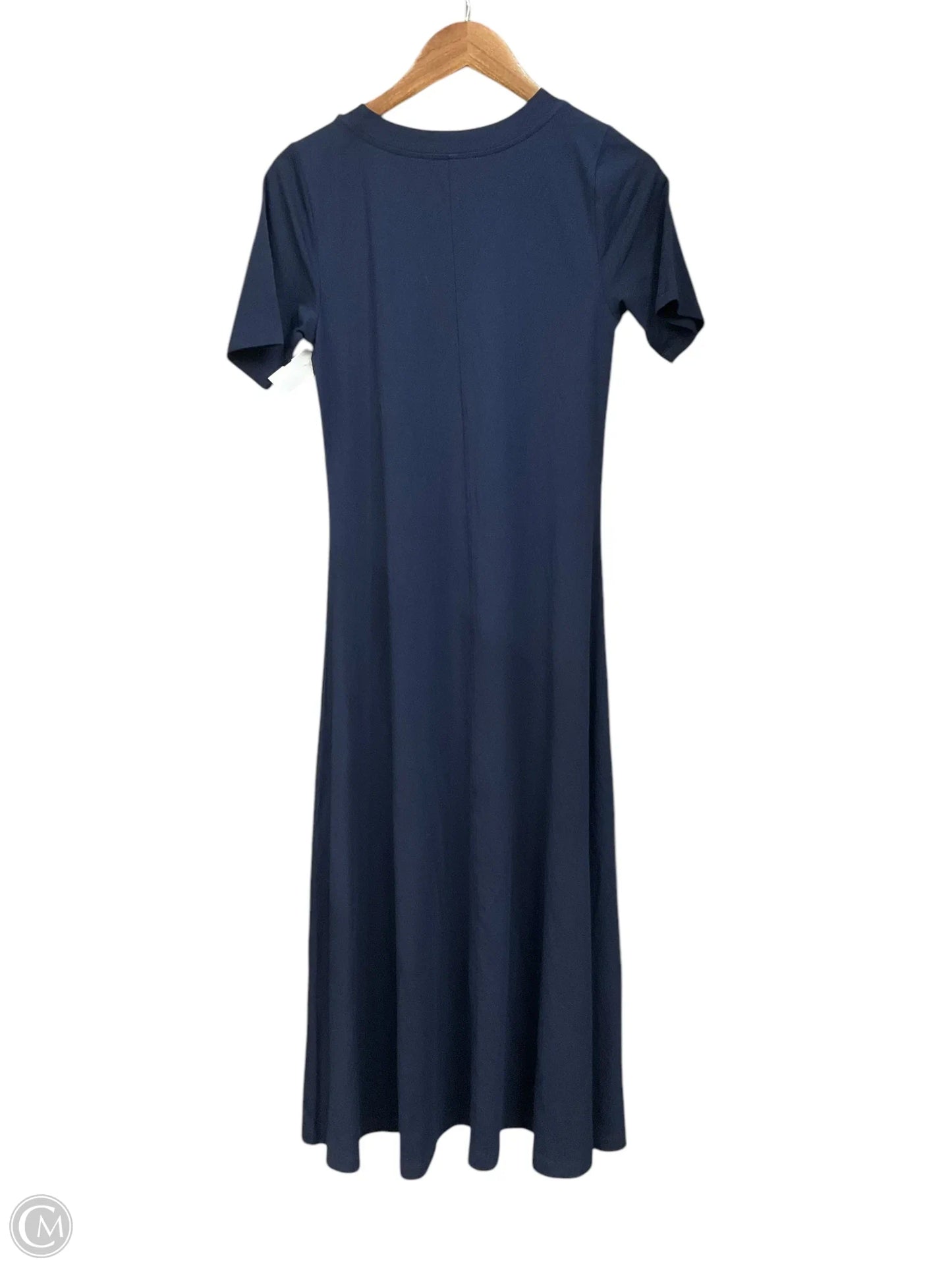 Dress Casual Midi By Loft In Navy, Size: S