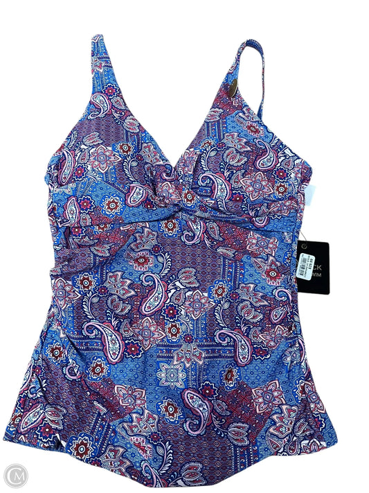 Swimsuit Top By Clothes Mentor In Floral Print, Size: 2x