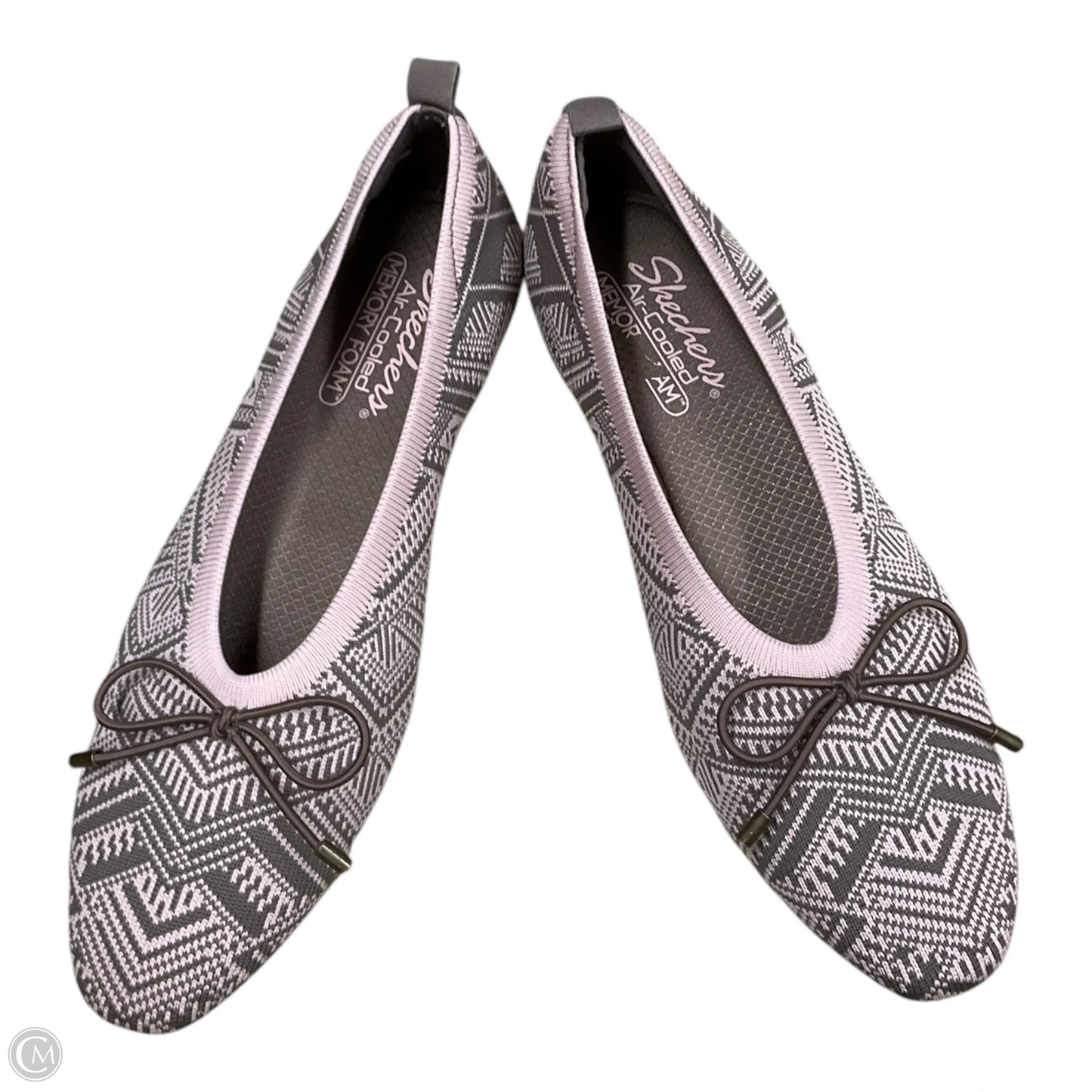 Shoes Flats By Skechers In Pink & Tan, Size: 9