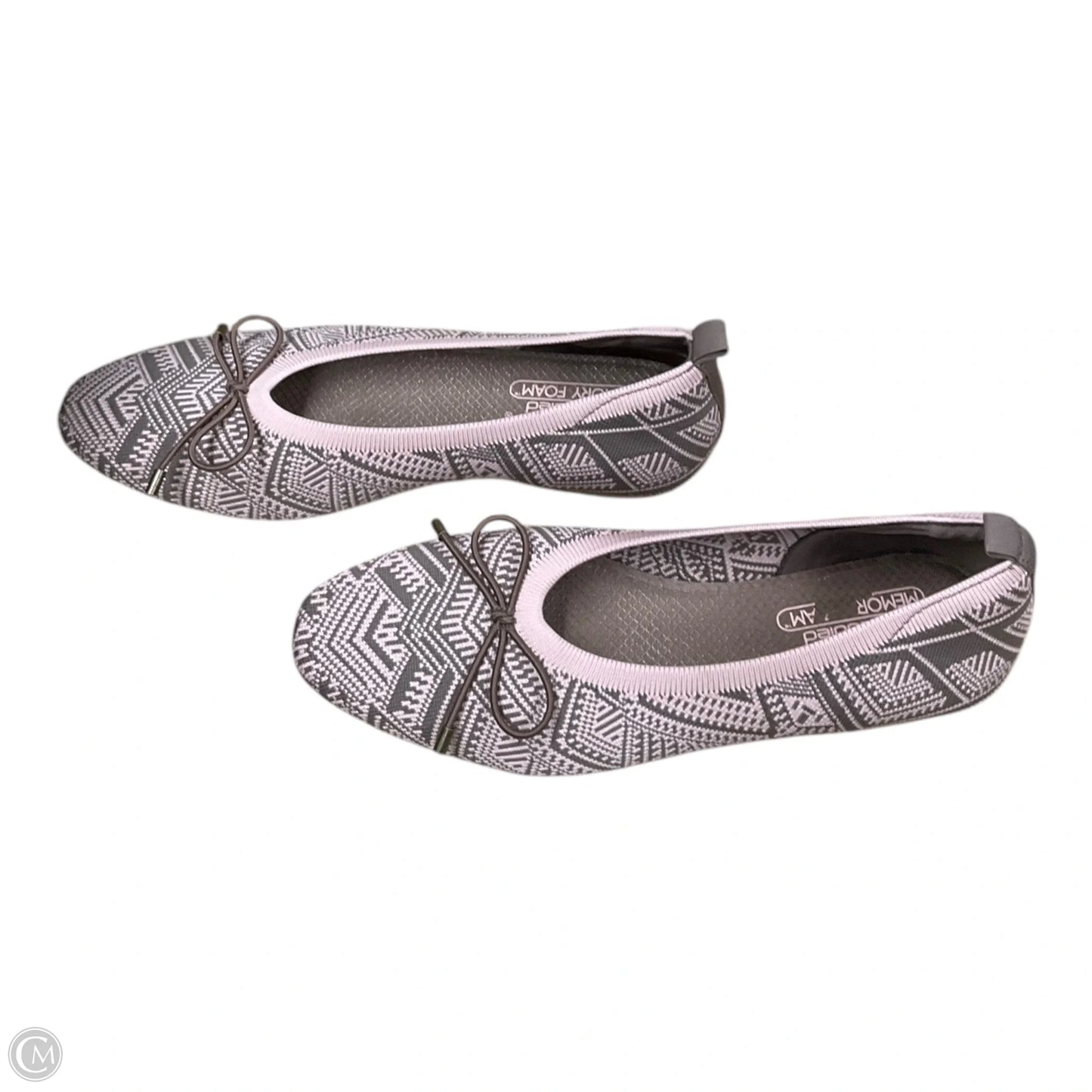 Shoes Flats By Skechers In Pink & Tan, Size: 9