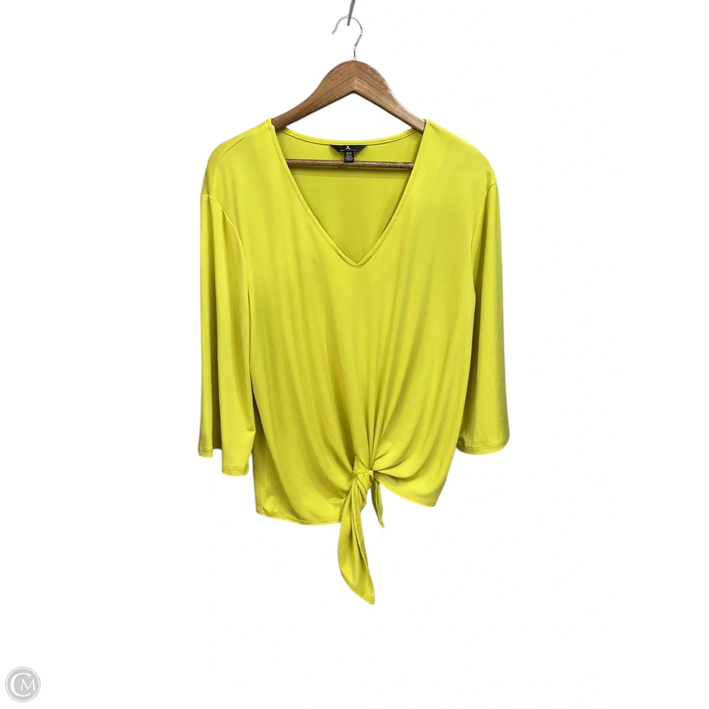 Top 3/4 Sleeve By Jules & Leopold In Green, Size: M