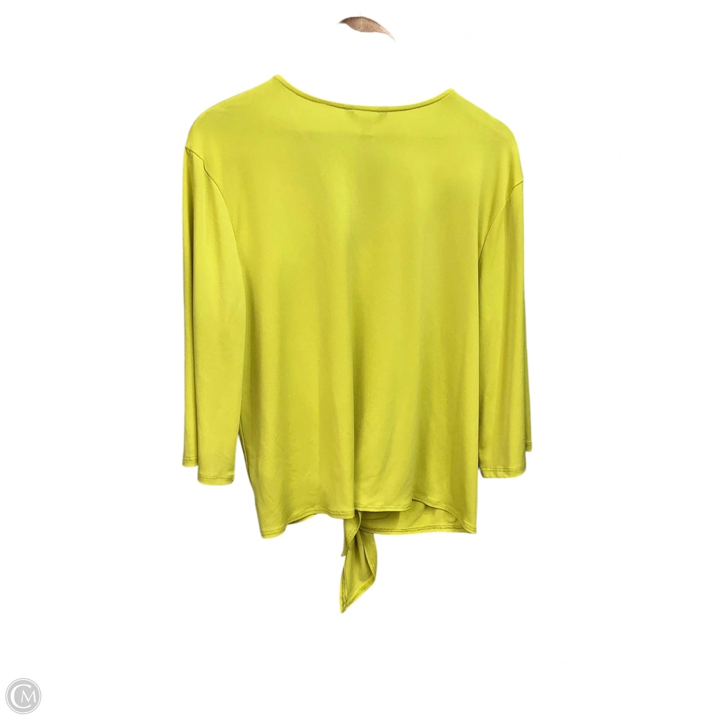 Top 3/4 Sleeve By Jules & Leopold In Green, Size: M