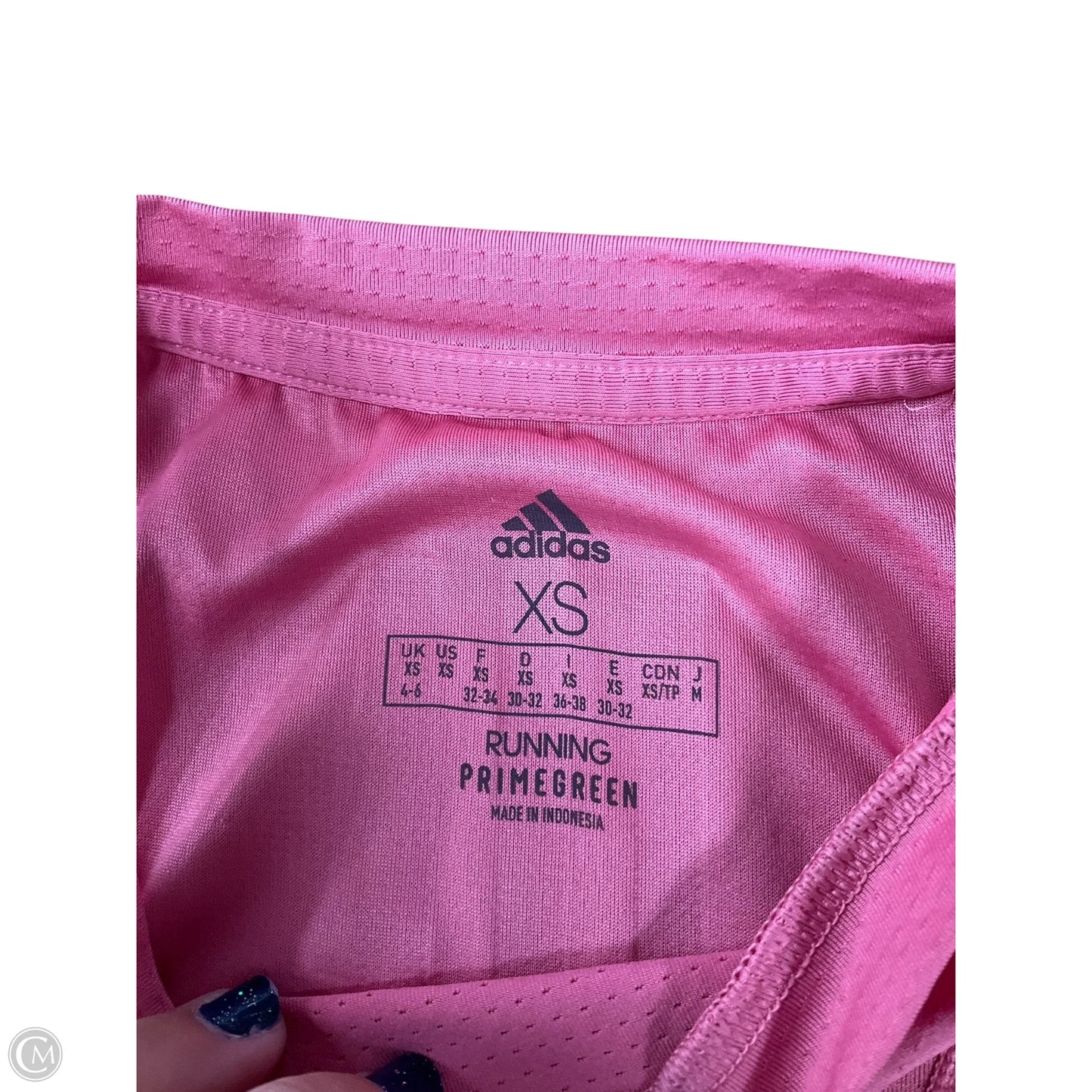 Athletic Tank Top By Adidas In Pink, Size: Xs