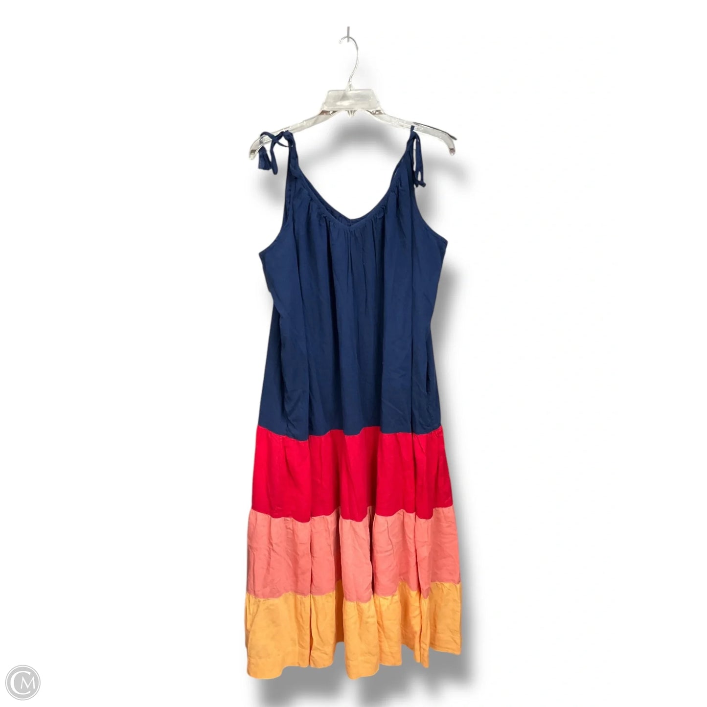 Dress Casual Midi By Old Navy In Multi-colored, Size: Xxl