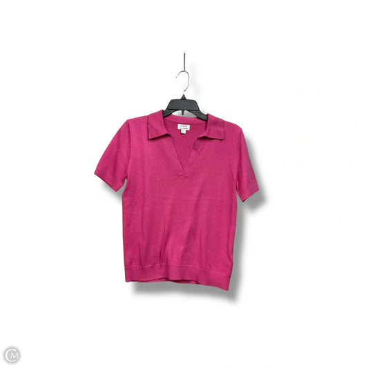 Top Short Sleeve By J. Crew In Pink, Size: Xs