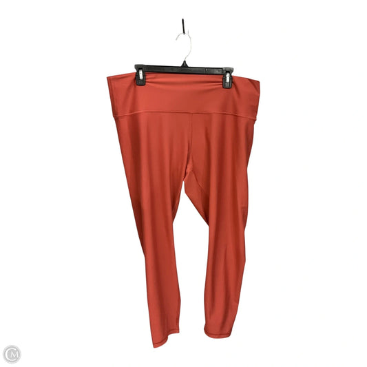 Athletic Capris By Old Navy In Orange, Size: 2x