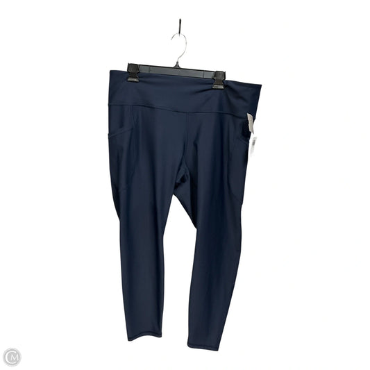 Athletic Leggings By Old Navy In Navy, Size: 2x