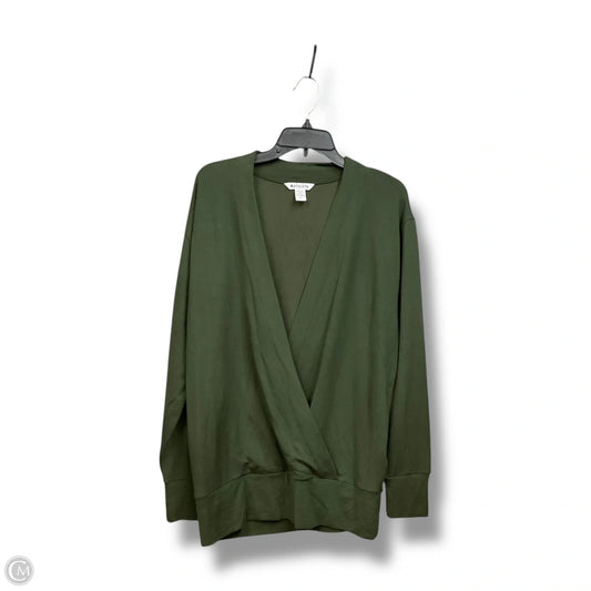 Sweatshirt Collar By Athleta In Green, Size: M
