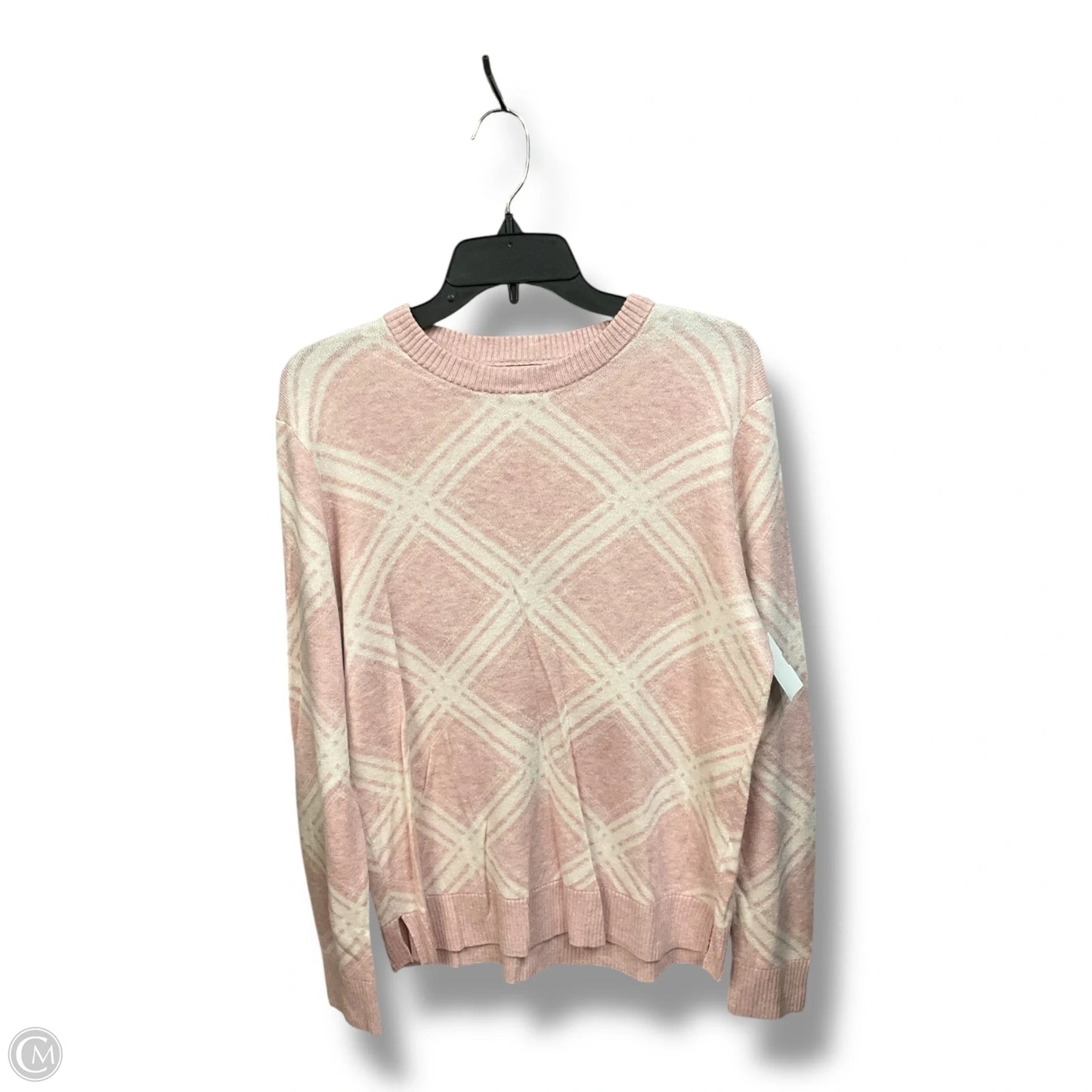 Sweater By A New Day In Pink & White, Size: Xxl