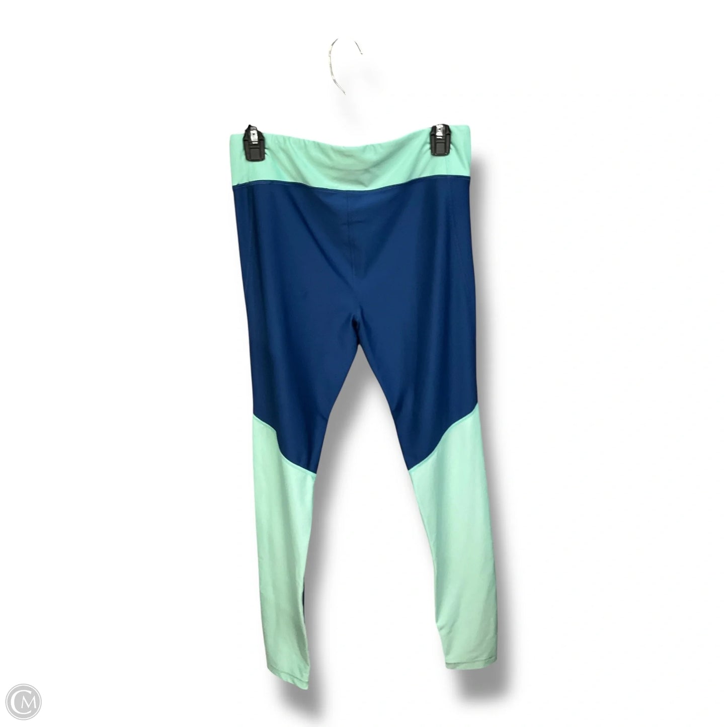 Athletic Leggings By Under Armour In Teal, Size: L