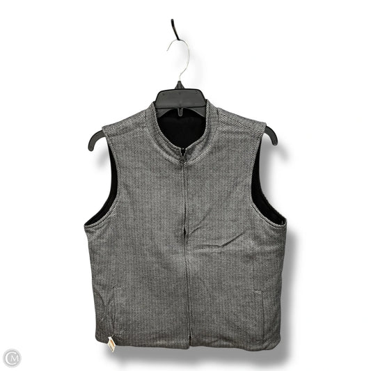 Vest Other By Talbots In Black & White, Size: M