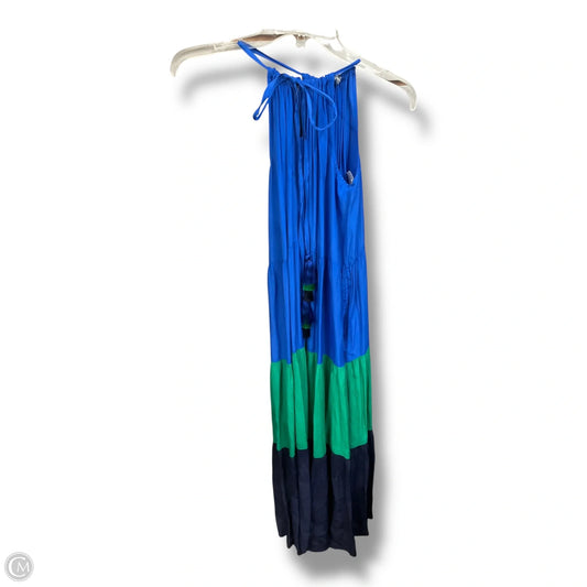Dress Casual Midi By Tommy Bahama In Blue & Green, Size: S