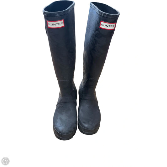 Boots Rain By Hunter In Black, Size: 7