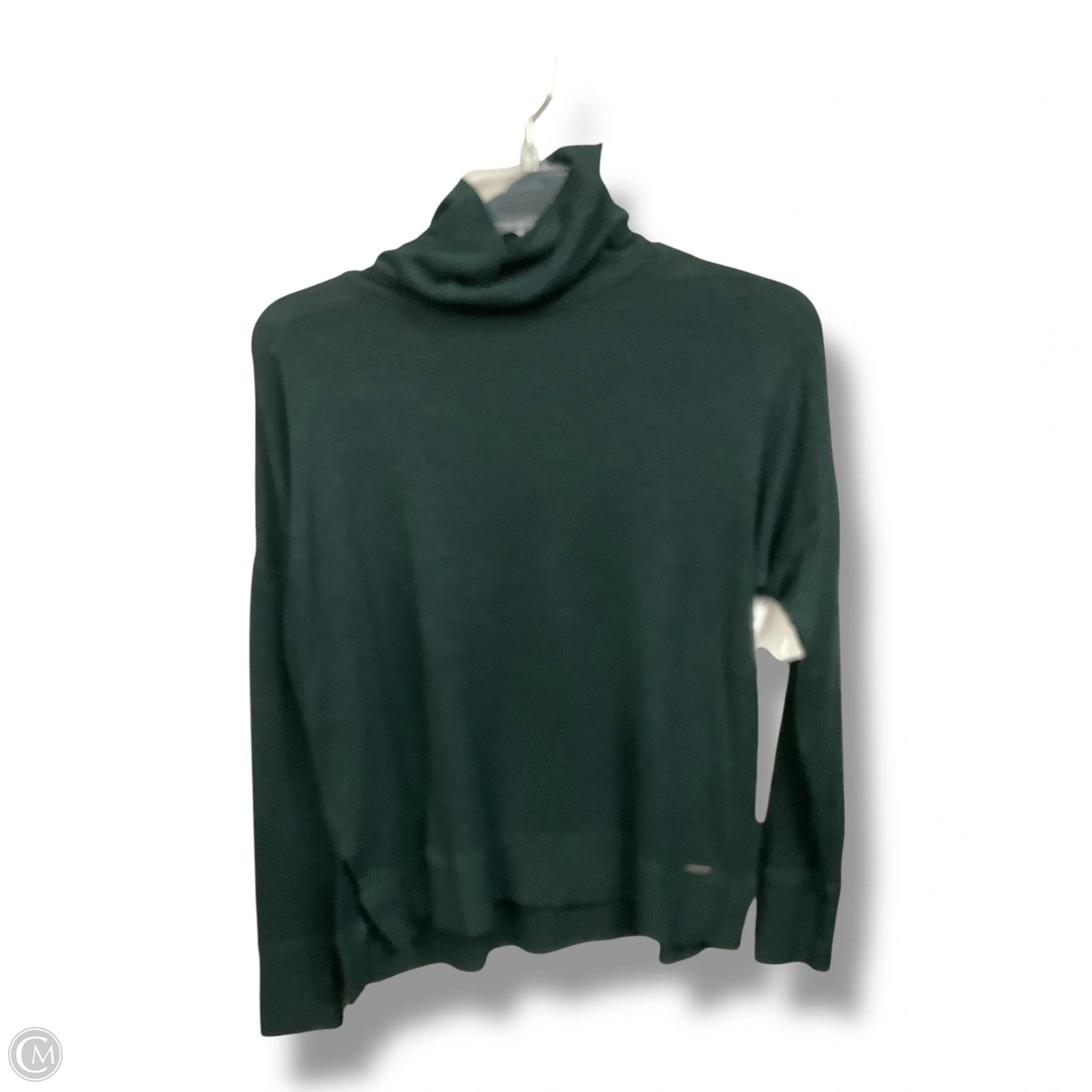 Top Long Sleeve By Abercrombie And Fitch In Green, Size: M