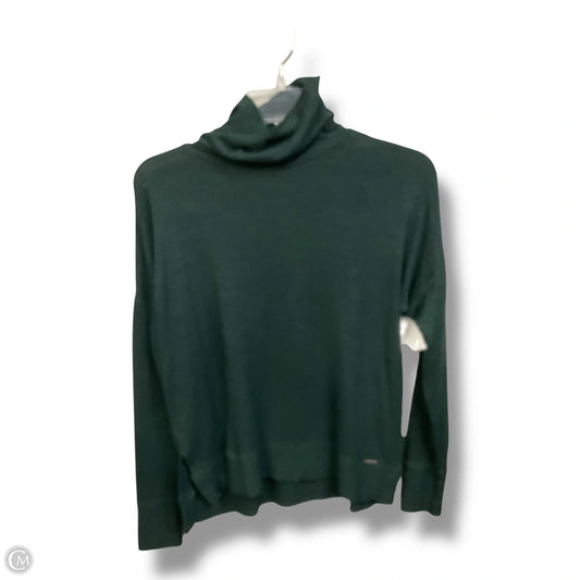 Top Long Sleeve By Abercrombie And Fitch In Green, Size: M