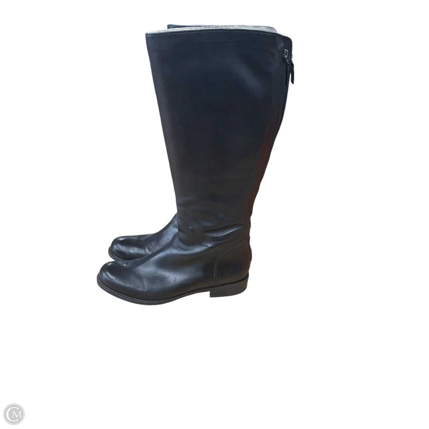 Boots Knee Flats By Nine West In Black, Size: 9