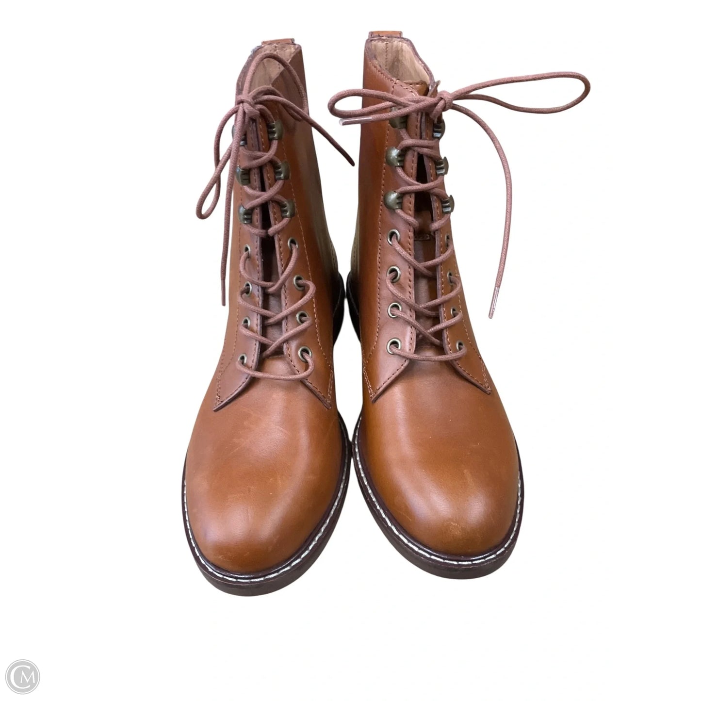 Boots Ankle Flats By Madewell In Brown, Size: 7