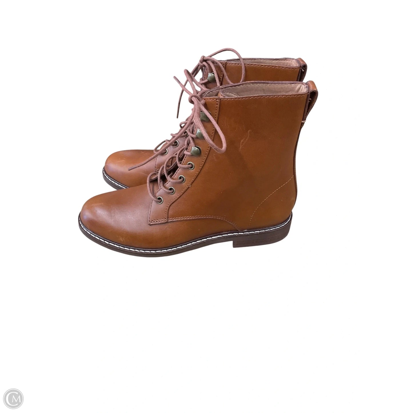 Boots Ankle Flats By Madewell In Brown, Size: 7