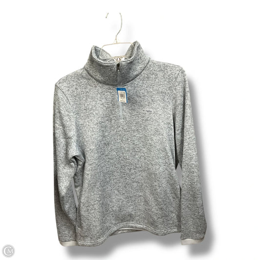 Athletic Sweatshirt Collar By Columbia In Grey, Size: M